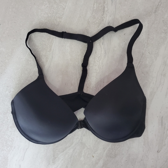 PINK Wear Everywhere Push Up Bra 34C Black